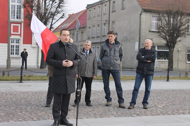 Rolnicy protestowali na rynku - zdjęcia