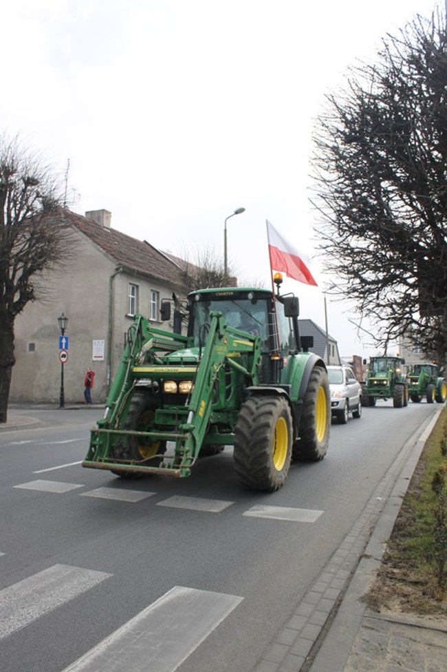 Rolnicy protestowali na rynku - zdjęcia