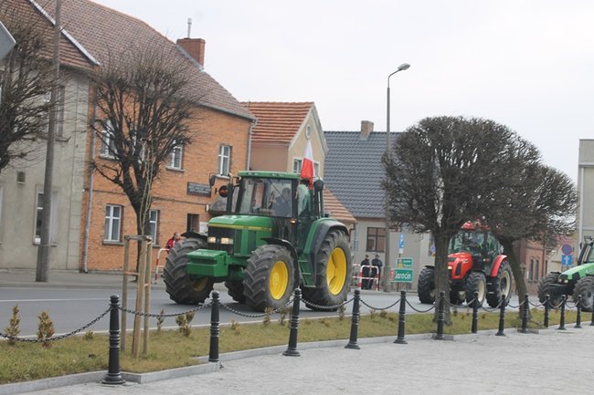 Rolnicy protestowali na rynku - zdjęcia