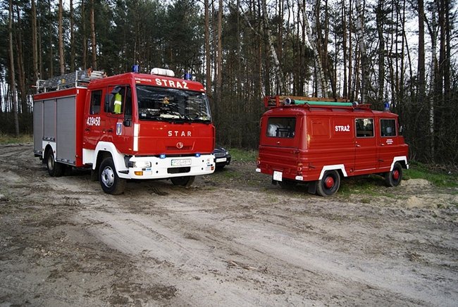 Płonął las - zdjęcia