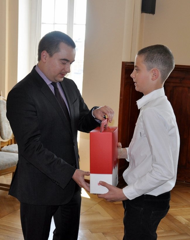 Docenieni przez burmistrza - zdjęcia