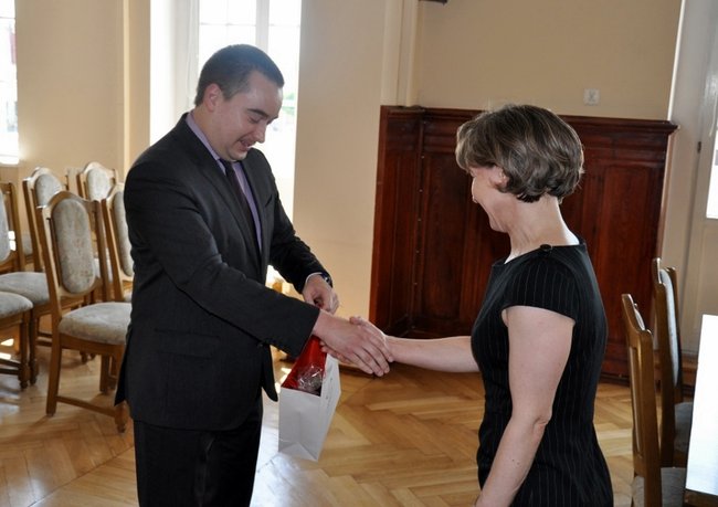 Docenieni przez burmistrza - zdjęcia