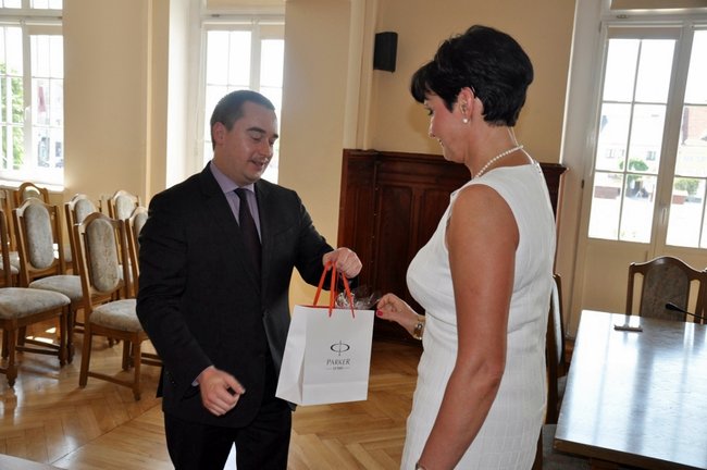 Docenieni przez burmistrza - zdjęcia