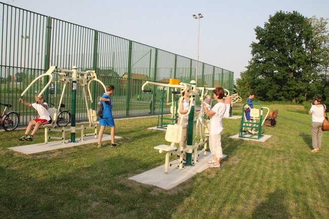 Park fitness w Poniecu - zdjęcia