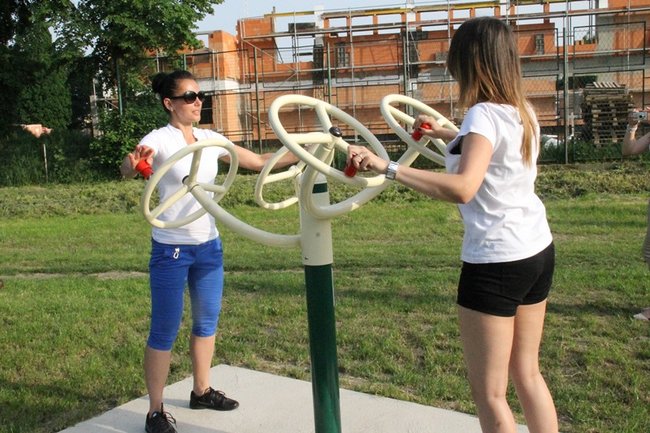 Park fitness w Poniecu - zdjęcia