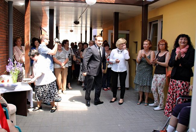 Wielka radość z windy - zdjęcia