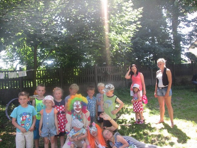 Klaun rozbawił wszystkich - zdjęcia