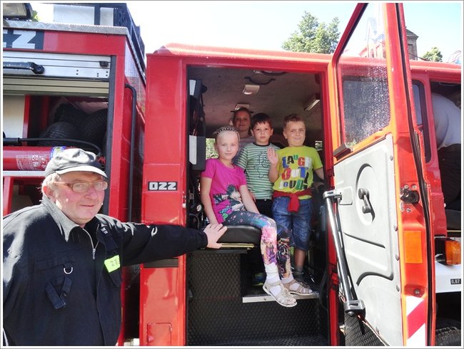 Przedszkolaki w remizie - zdjęcia