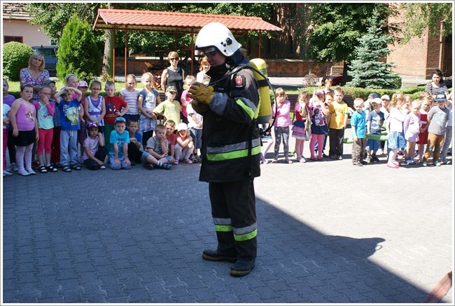 Przedszkolaki w remizie - zdjęcia