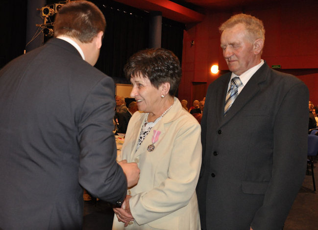 Medale na złote gody - zdjęcia