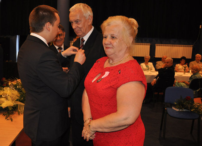 Medale na złote gody - zdjęcia