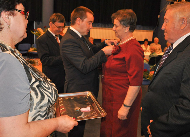 Medale na złote gody - zdjęcia