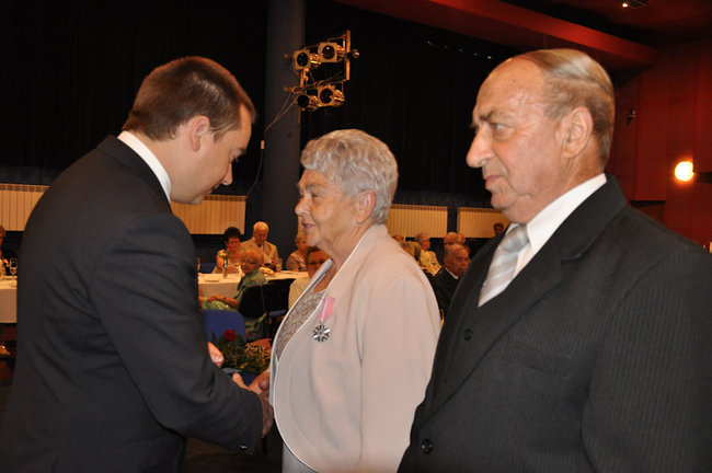 Medale na złote gody - zdjęcia