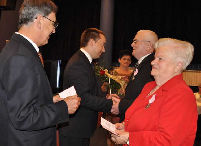 Medale na złote gody - zdjęcia