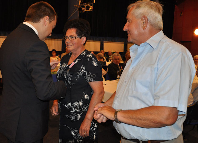 Medale na złote gody - zdjęcia