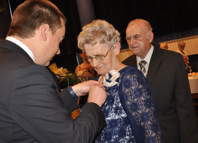 Medale na złote gody - zdjęcia