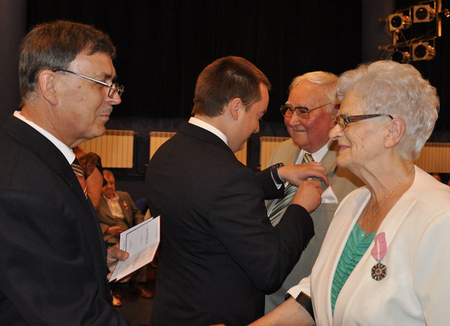 Medale na złote gody - zdjęcia