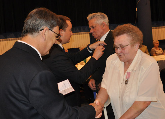 Medale na złote gody - zdjęcia