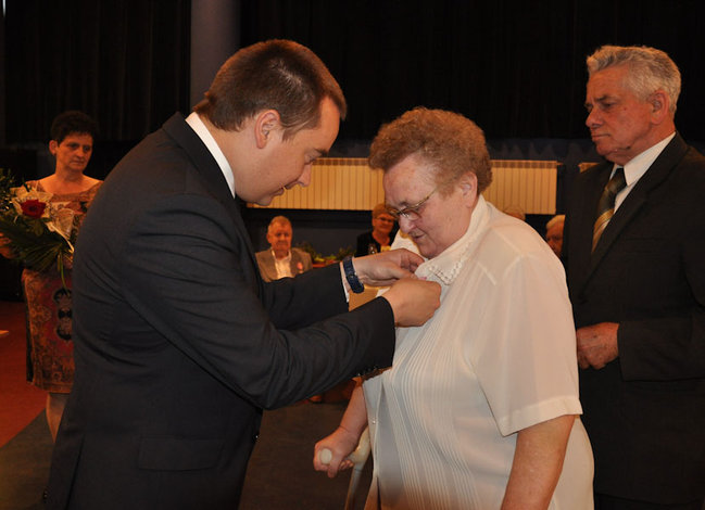 Medale na złote gody - zdjęcia