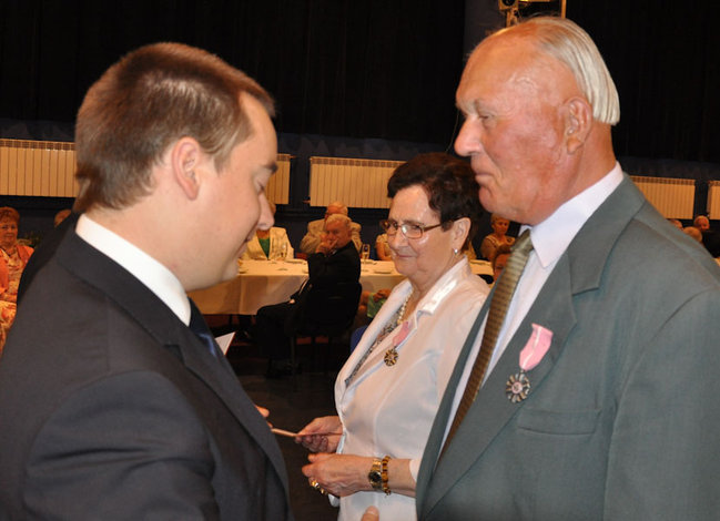 Medale na złote gody - zdjęcia