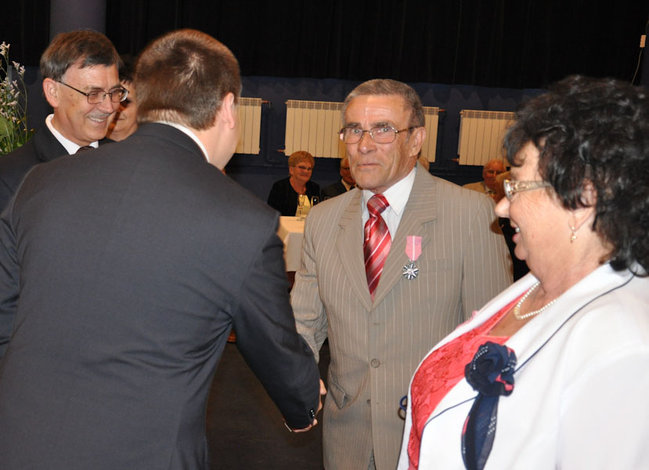 Medale na złote gody - zdjęcia