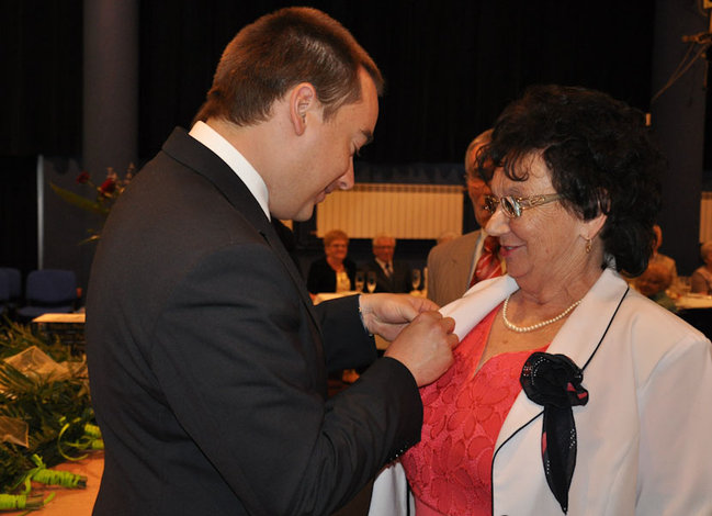 Medale na złote gody - zdjęcia