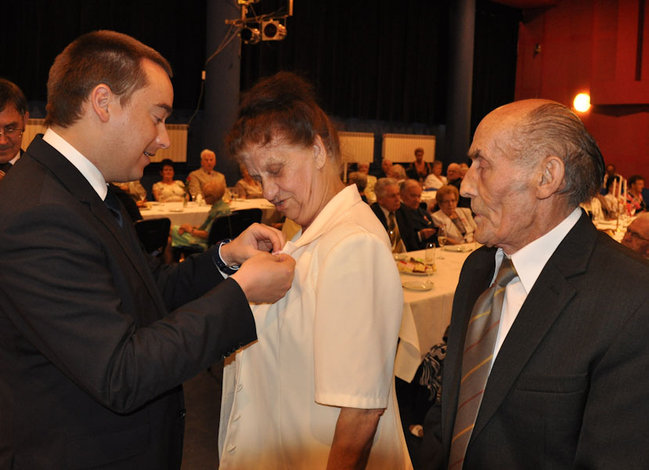 Medale na złote gody - zdjęcia