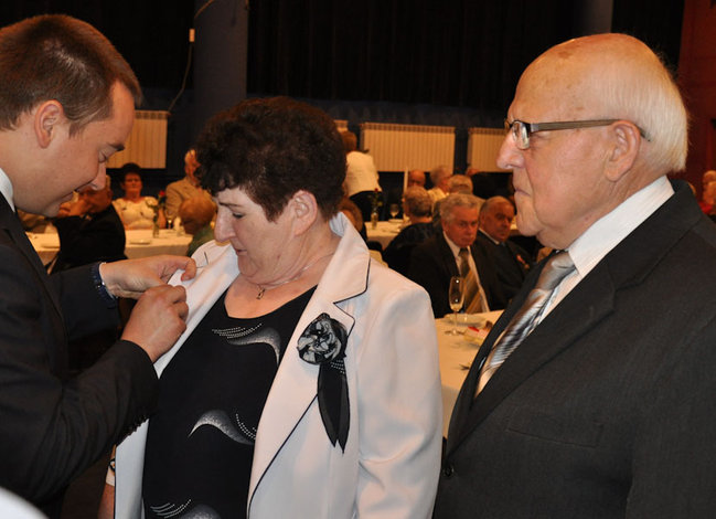 Medale na złote gody - zdjęcia