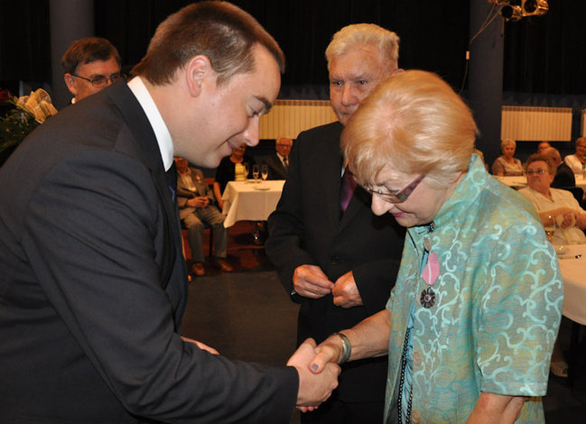 Medale na złote gody - zdjęcia