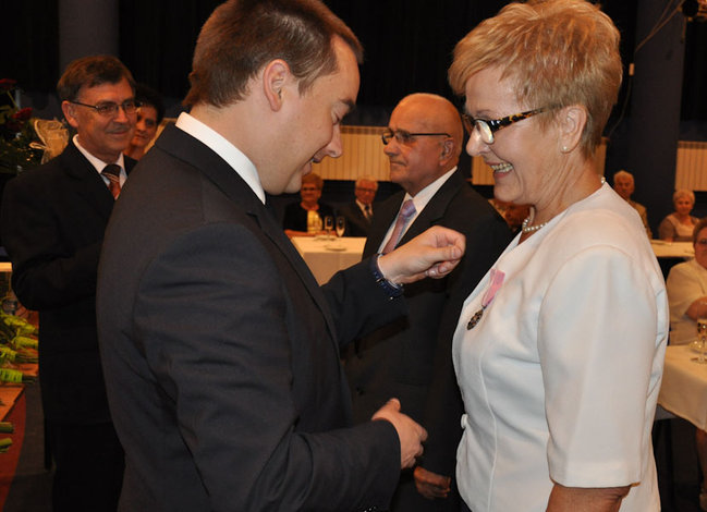 Medale na złote gody - zdjęcia