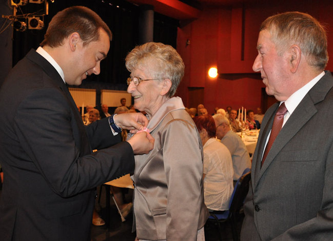 Medale na złote gody - zdjęcia