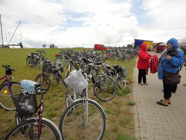 Rowerami nad zalew - zdjęcia