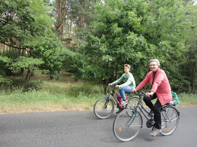 Rowerami nad zalew - zdjęcia