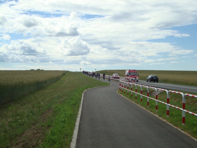 Rowerami nad zalew - zdjęcia