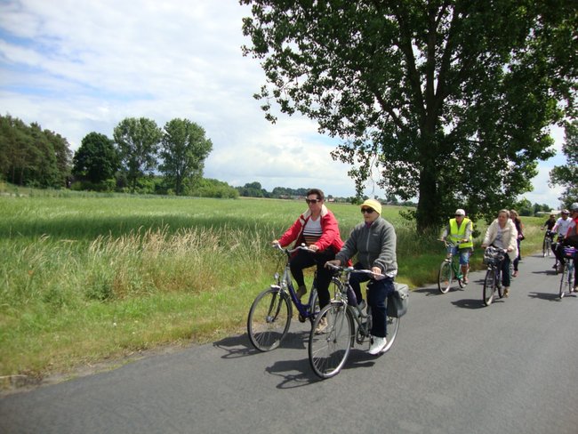 Rowerami nad zalew - zdjęcia