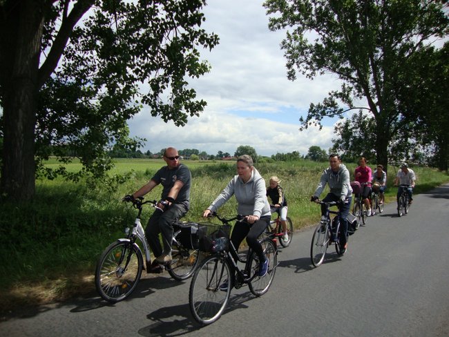 Rowerami nad zalew - zdjęcia