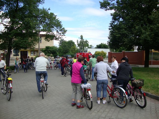 Rowerami nad zalew - zdjęcia