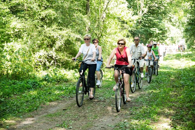 Lekcja historii na rowerach - zdjęcia