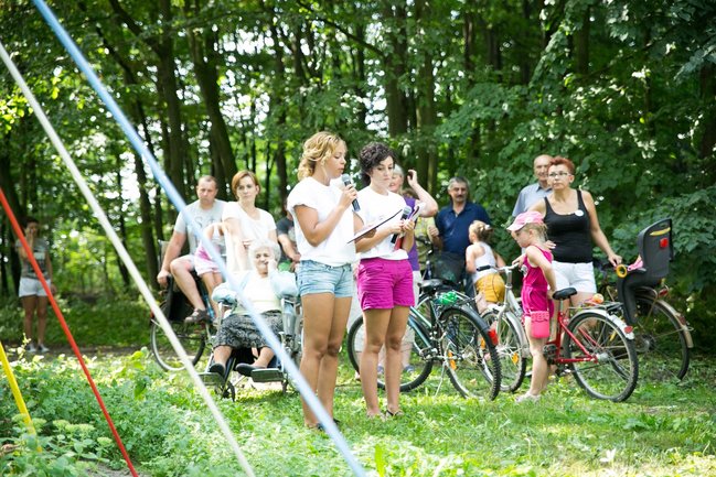 Lekcja historii na rowerach - zdjęcia