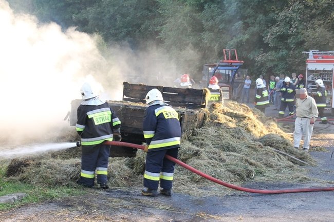 Tyle siana poszło z dymem - zdjęcia