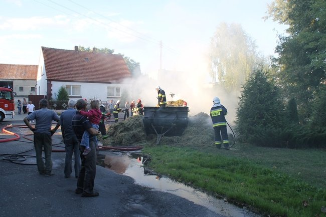 Tyle siana poszło z dymem - zdjęcia