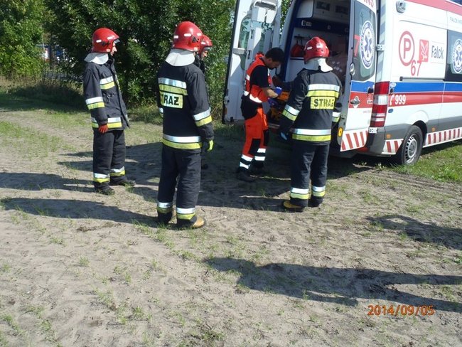 Do szpitala z gwoździem w sercu - zdjęcia