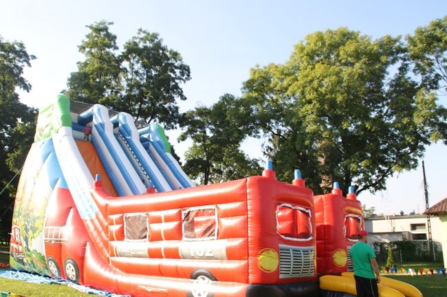 Największym hitem była zjeżdżalnia - zdjęcia