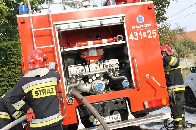 Przerażeni tumanami dymu- zdjęcia