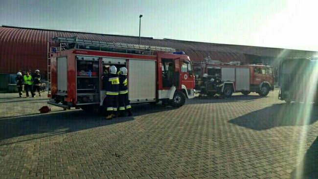 Symulowany pożar w Debonie - zdjęcia