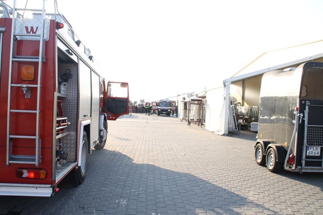 Symulowany pożar w Debonie - zdjęcia