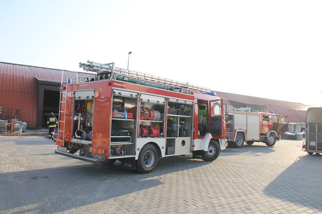 Symulowany pożar w Debonie - zdjęcia