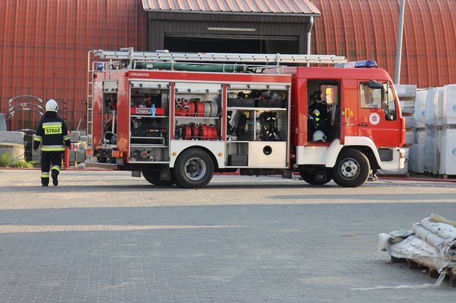 Symulowany pożar w Debonie - zdjęcia