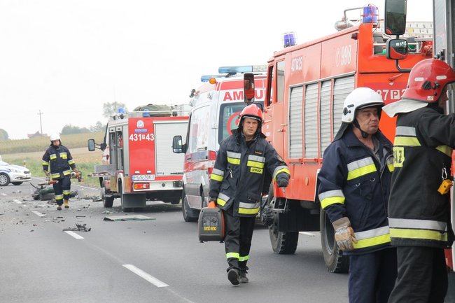 Tragiczny wypadek w Kunowie - zdjęcia