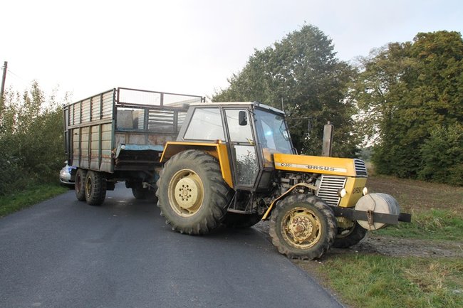 Groźny wypadek pod Pogorzelą - zdjęcia